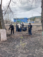 Участие в общегородском субботнике