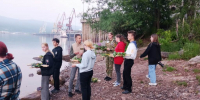 Курсанты Усть-Кутского института водного транспорта почтили память погибших в Великой Отечественной войне - Институт водного транспорта